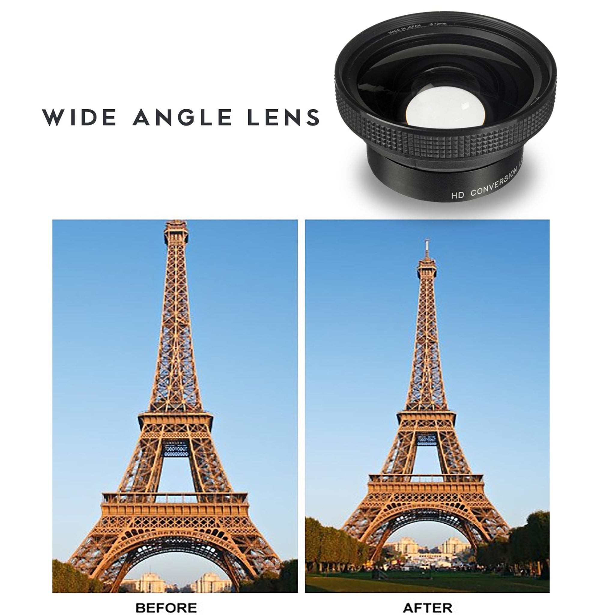 62mm Essential Accessories Includes Close Up Lens Set, Telephoto Lens Bundle