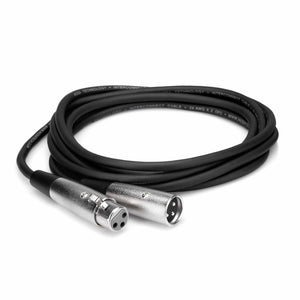 Hosa 10-Foot XLR cable 2-Pack Bundled with Ten 10 Reusable Cable Ties and 6Ave Cleaning Cloth Hosa