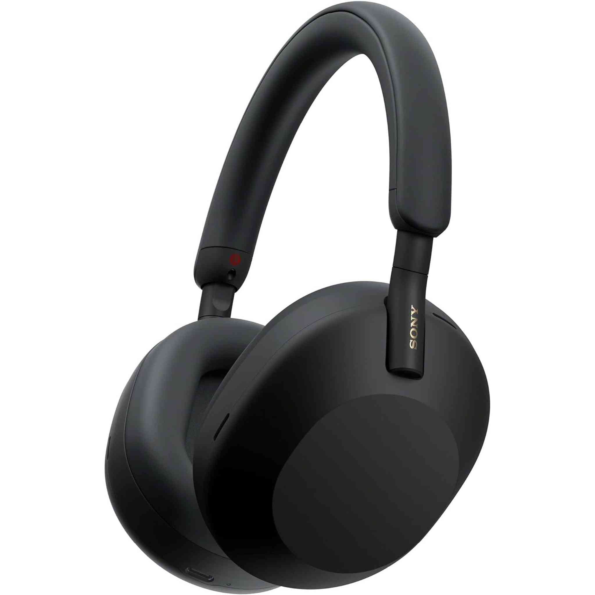 Sony WH-1000XM5 Noise-Canceling Wireless Over-Ear Headphones Black Bundle Sony