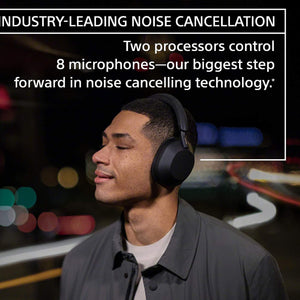 Sony WH-1000XM5 Noise-Canceling Wireless Over-Ear Headphones Blue Bundle Sony