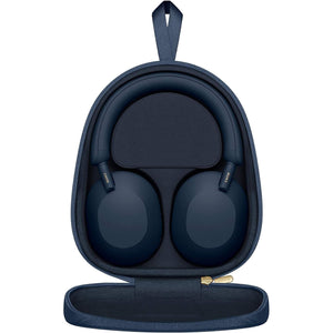 Sony WH-1000XM5 Noise-Canceling Wireless Over-Ear Headphones Blue Bundle Sony