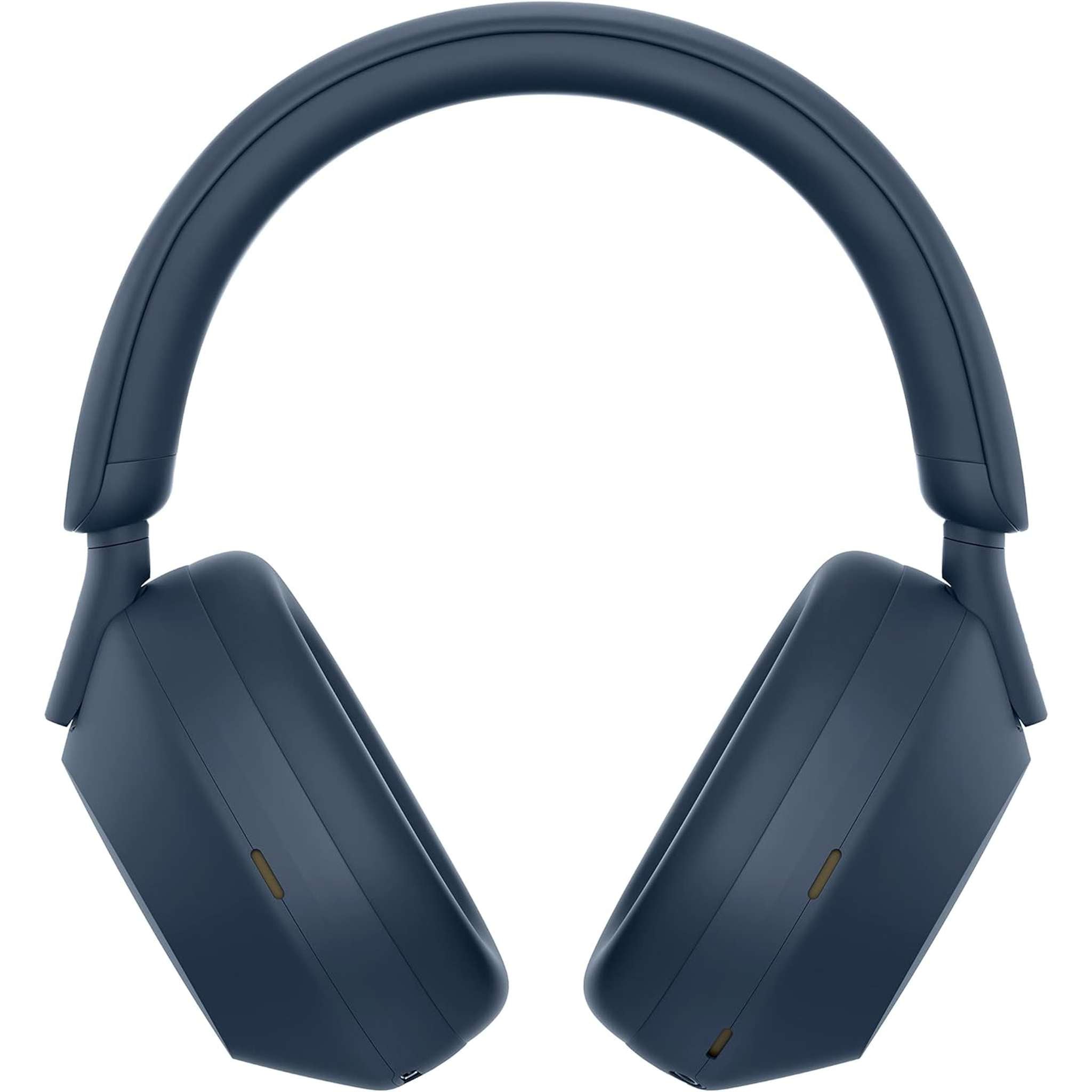 Sony WH-1000XM5 Noise-Canceling Wireless Over-Ear Headphones Blue Bundle Sony