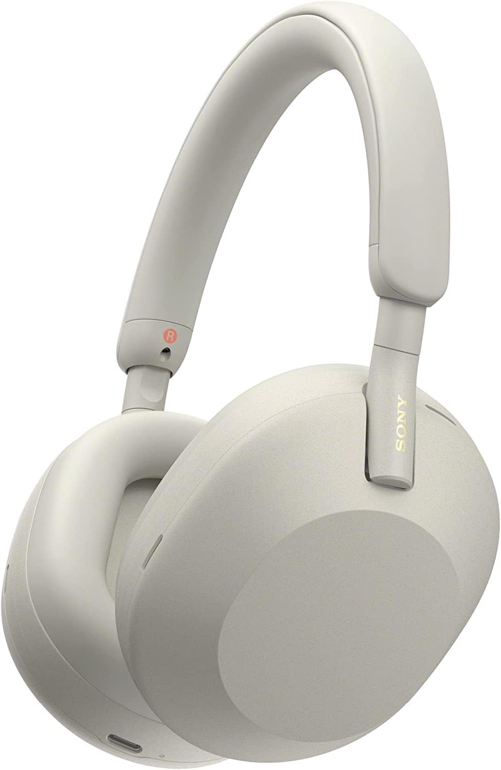 Sony WH-1000XM5 Noise-Canceling Wireless Over-Ear Headphones (Silver) Bundle