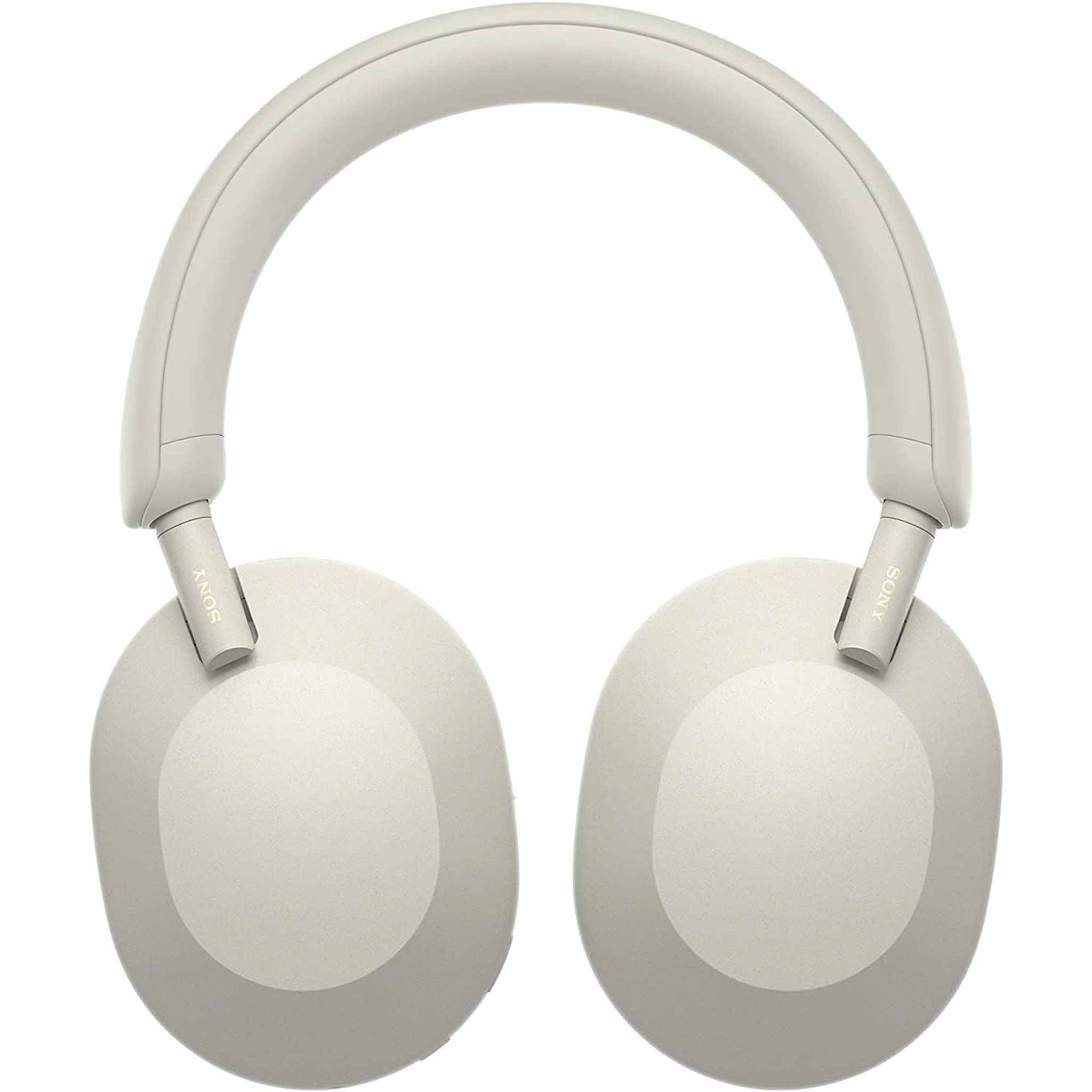 Sony WH-1000XM5 Noise-Canceling Wireless Over-Ear Headphones Silver Bundle Sony