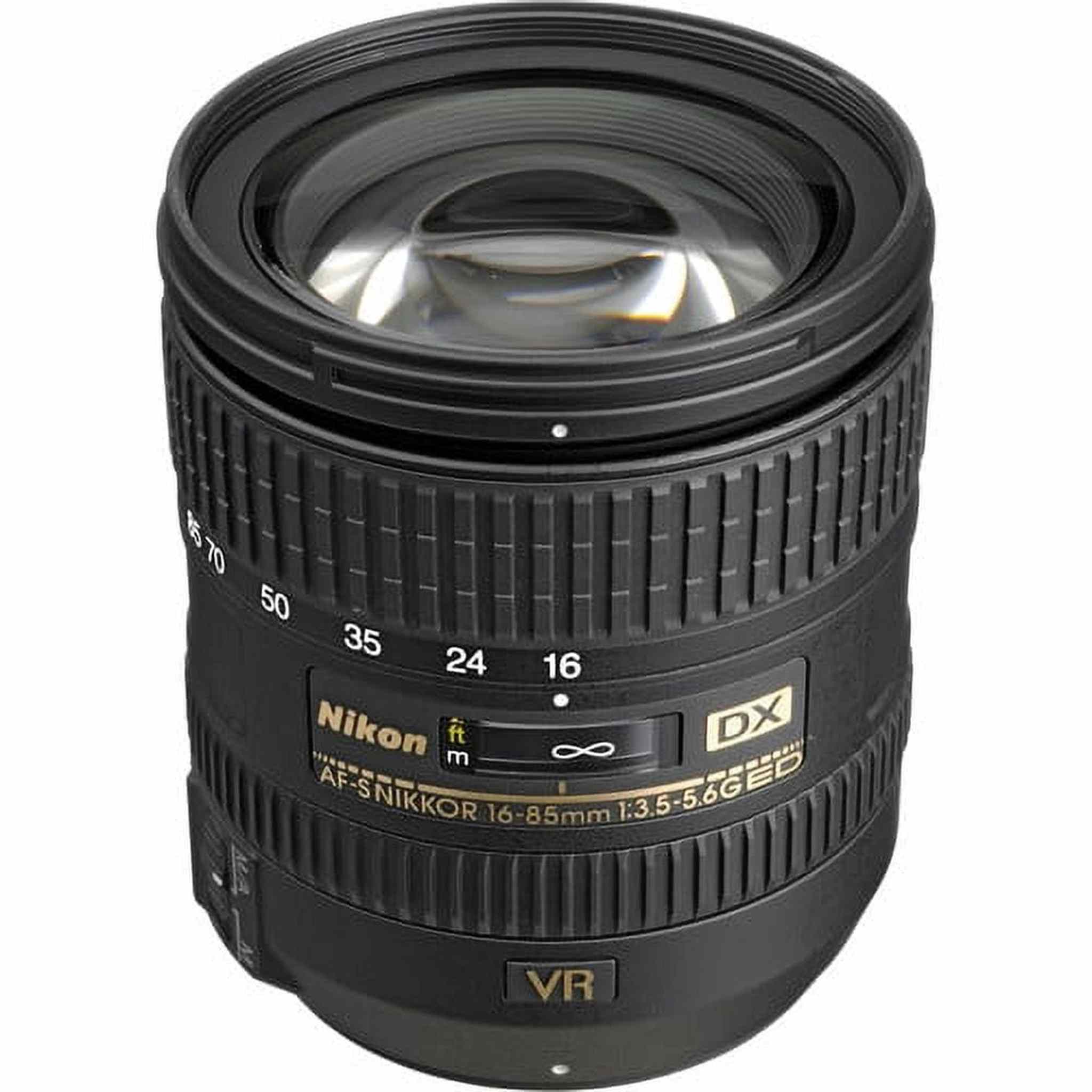 Nikon AF-S DX NIKKOR 16-85mm f/3.5-5.6G ED Vibration Reduction Zoom Lens with Auto Focus for Nikon DSLR Cameras Internat