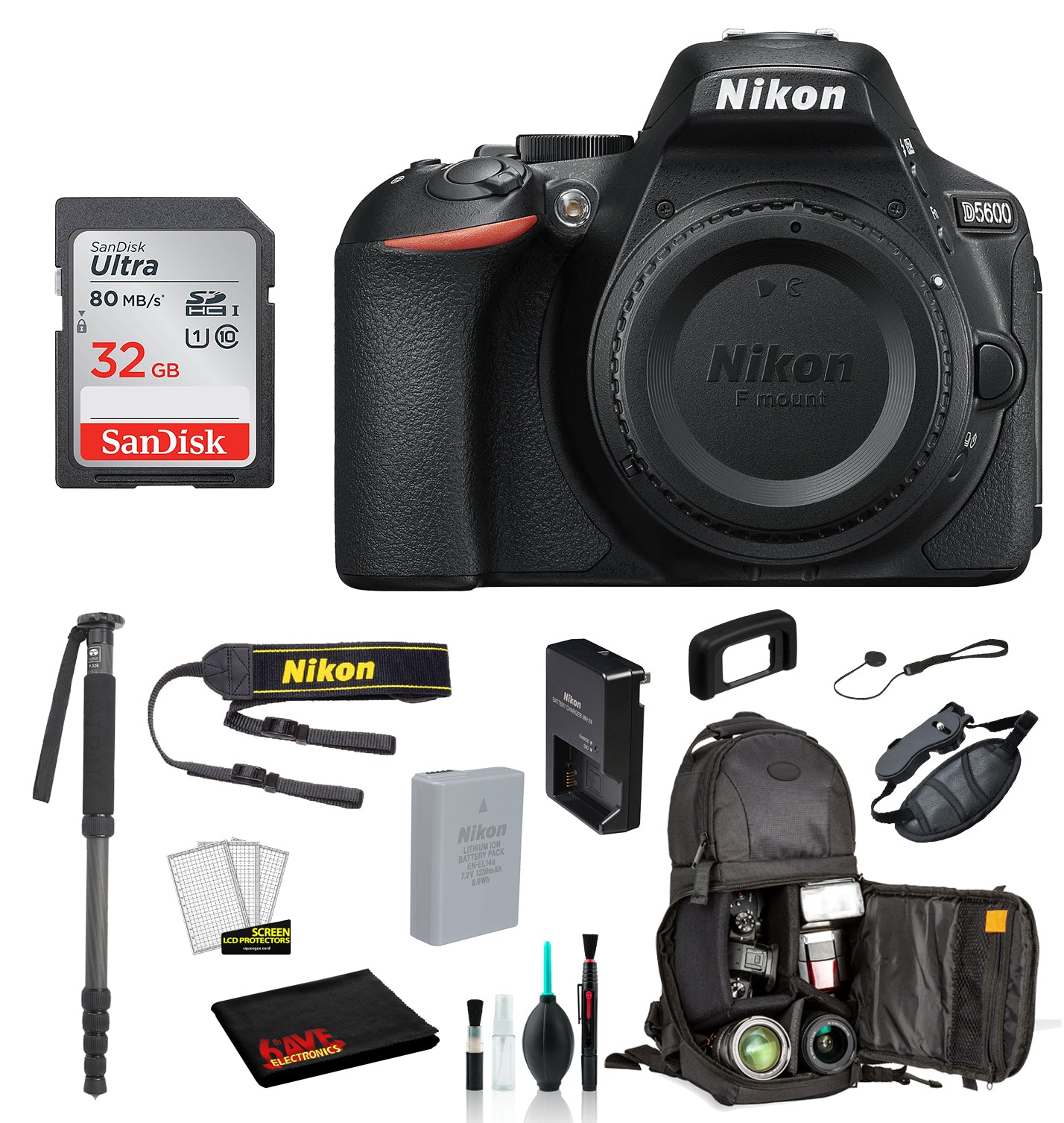 Nikon D5600 DSLR Camera Starter Bundle 01