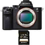 Sony Alpha a7II Mirrorless Digital Camera Body Only + Sony 64 GB SD Card