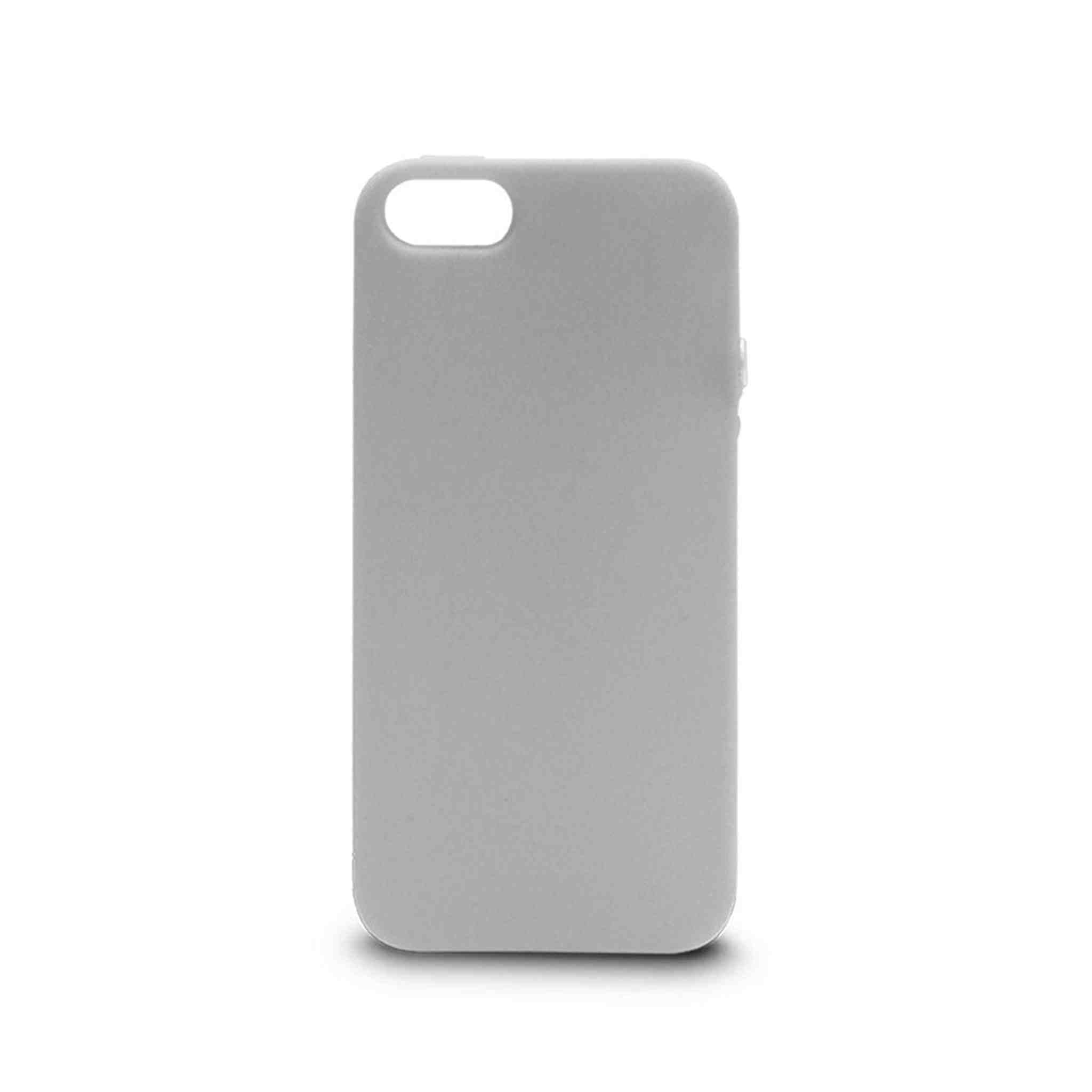 The Joy Factory Jugar Soft Silicone Case with Metal Frame for iPhone5/5S, CSD101 Gray