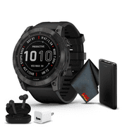 Garmin Fenix 7X Pro Solar Sapphire Edition Carbon Gray DLC Titanium & Black Band
