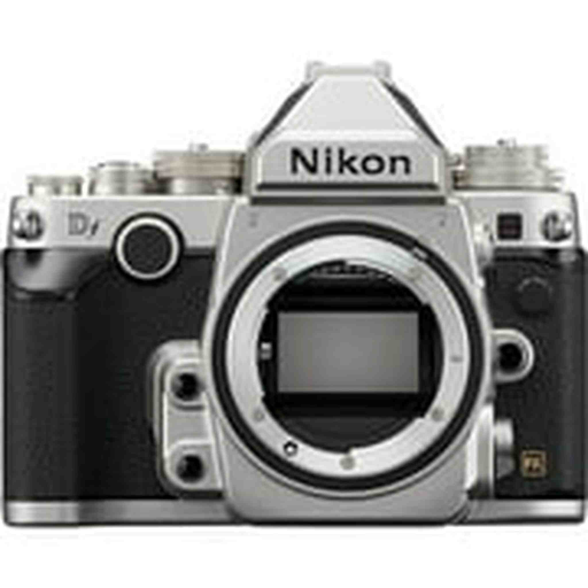 Nikon Df DSLR Camera Body Only, Silver with Memory Card - Renewed - Reconditioned Nikon