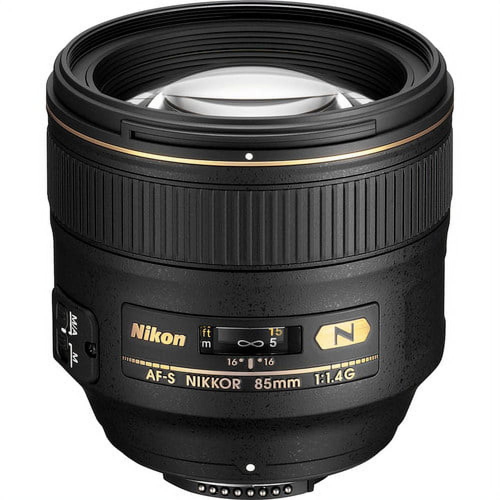 Nikon AF-S FX NIKKOR 85mm f/1.4G Lens with Auto Focus for Nikon DSLR Cameras International Version No warranty