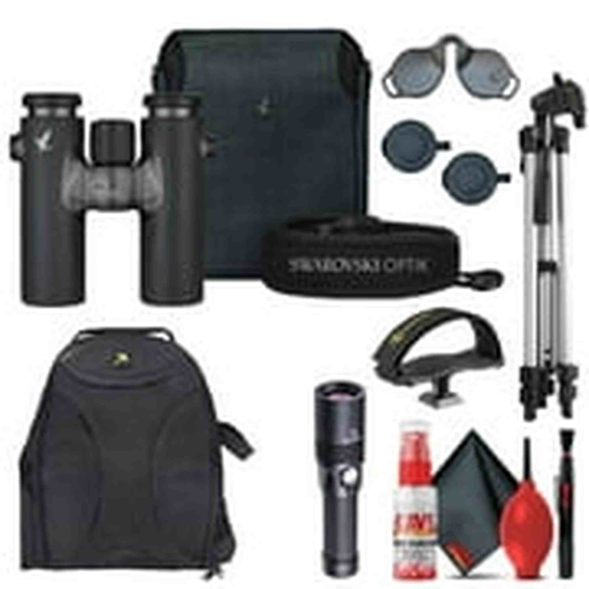 Swarovski 8x30 CL Companion Binocular Anthracite, Wild Nature Accessory Bundle Swarovski