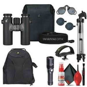 Swarovski 8x30 CL Companion Binocular Anthracite, Wild Nature Accessory Bundle Swarovski