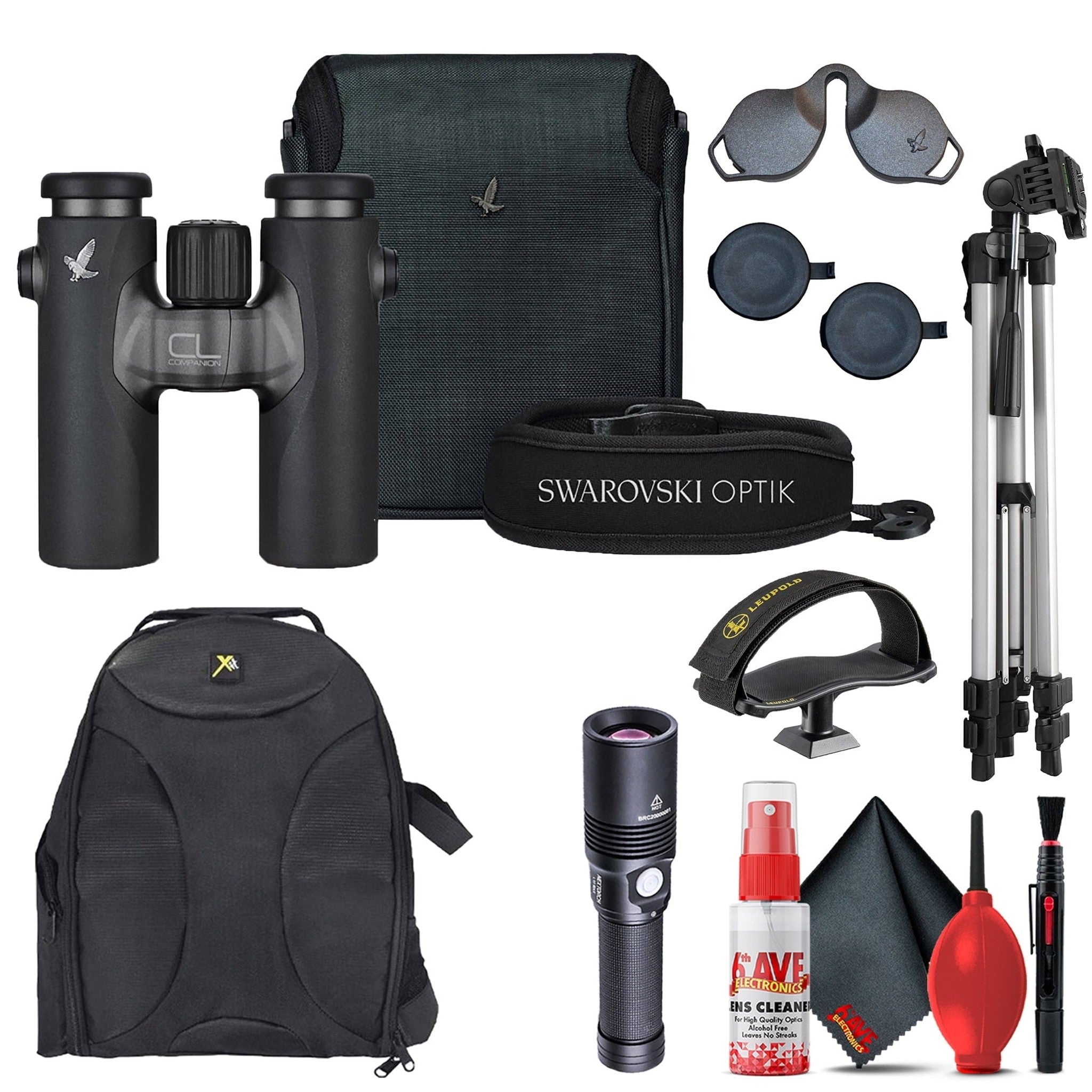 Swarovski 8x30 CL Companion Binocular Anthracite, Wild Nature Accessory Bundle Swarovski