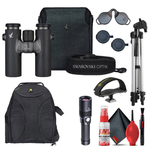 Swarovski 8x30 CL Companion Binocular Anthracite, Wild Nature Accessory Bundle Swarovski