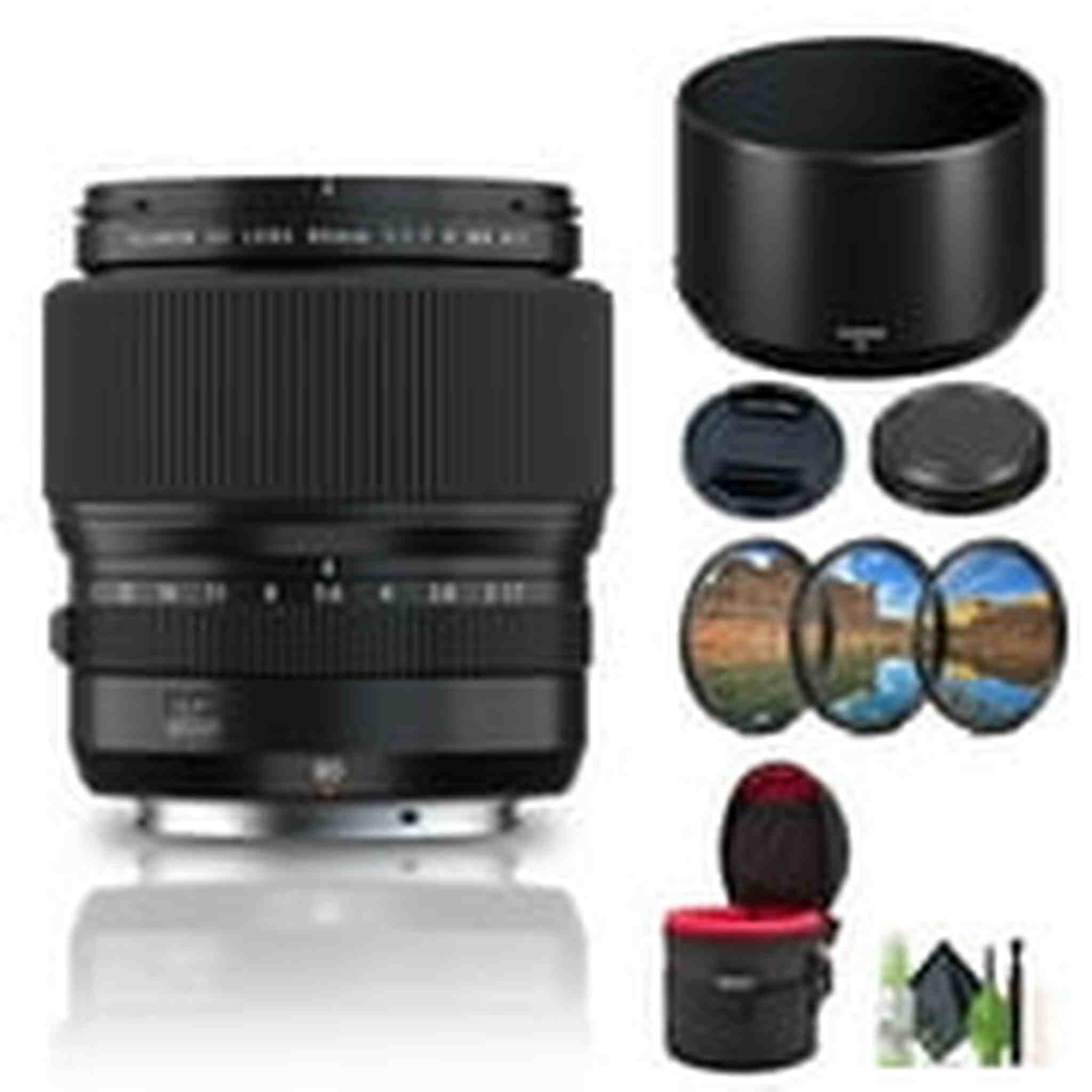 FUJIFILM GF 80mm f/1.7 R WR Lens FUJIFILM G Bundle