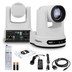 PTZOptics Move 4K PTZ Camera with 20x Zoom White PT20X-4K-WH-G3