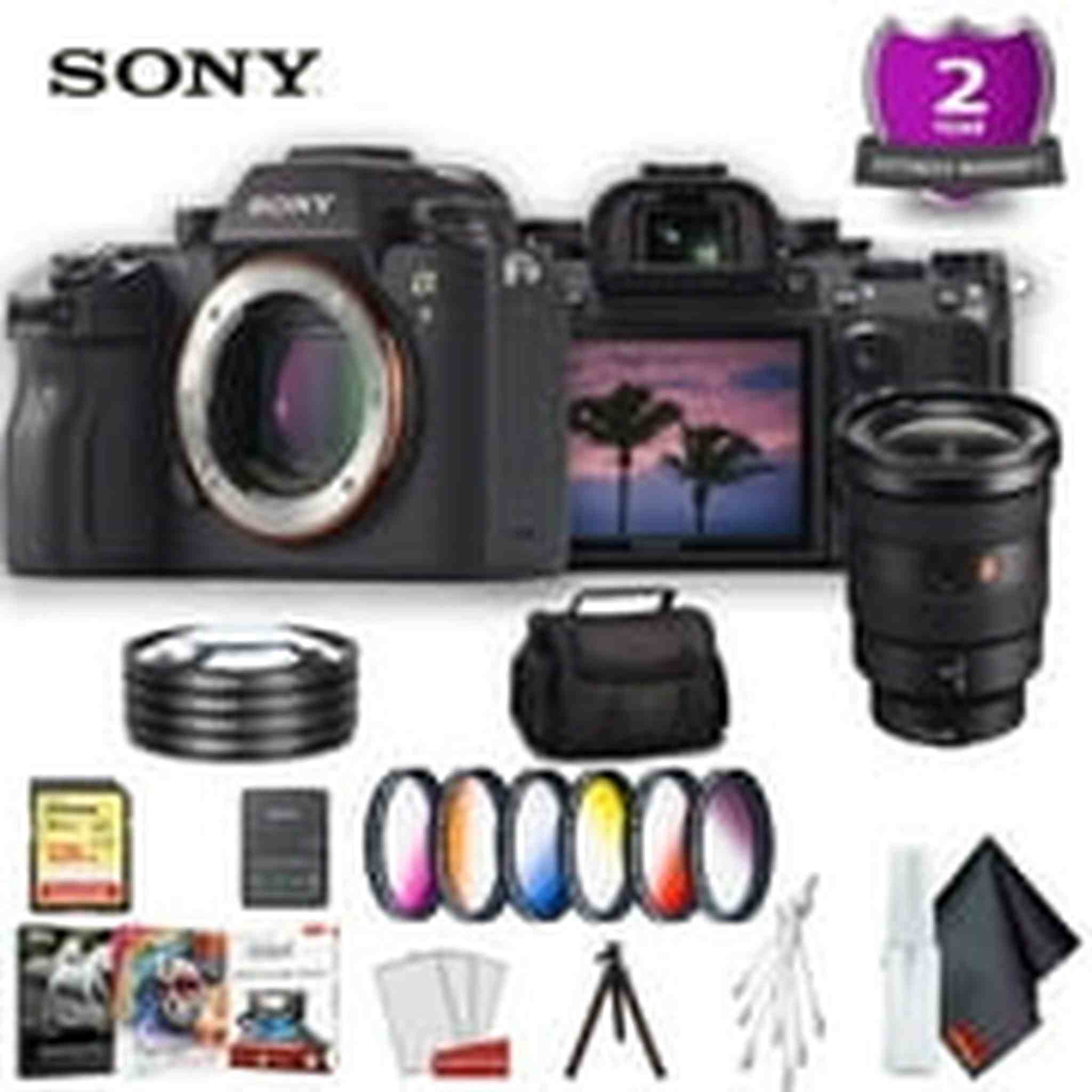 Sony Alpha a9 Mirrorless Digital Camera Body Only International Model Standard Accessory Bundle w/ 24-70mm Lens Sony