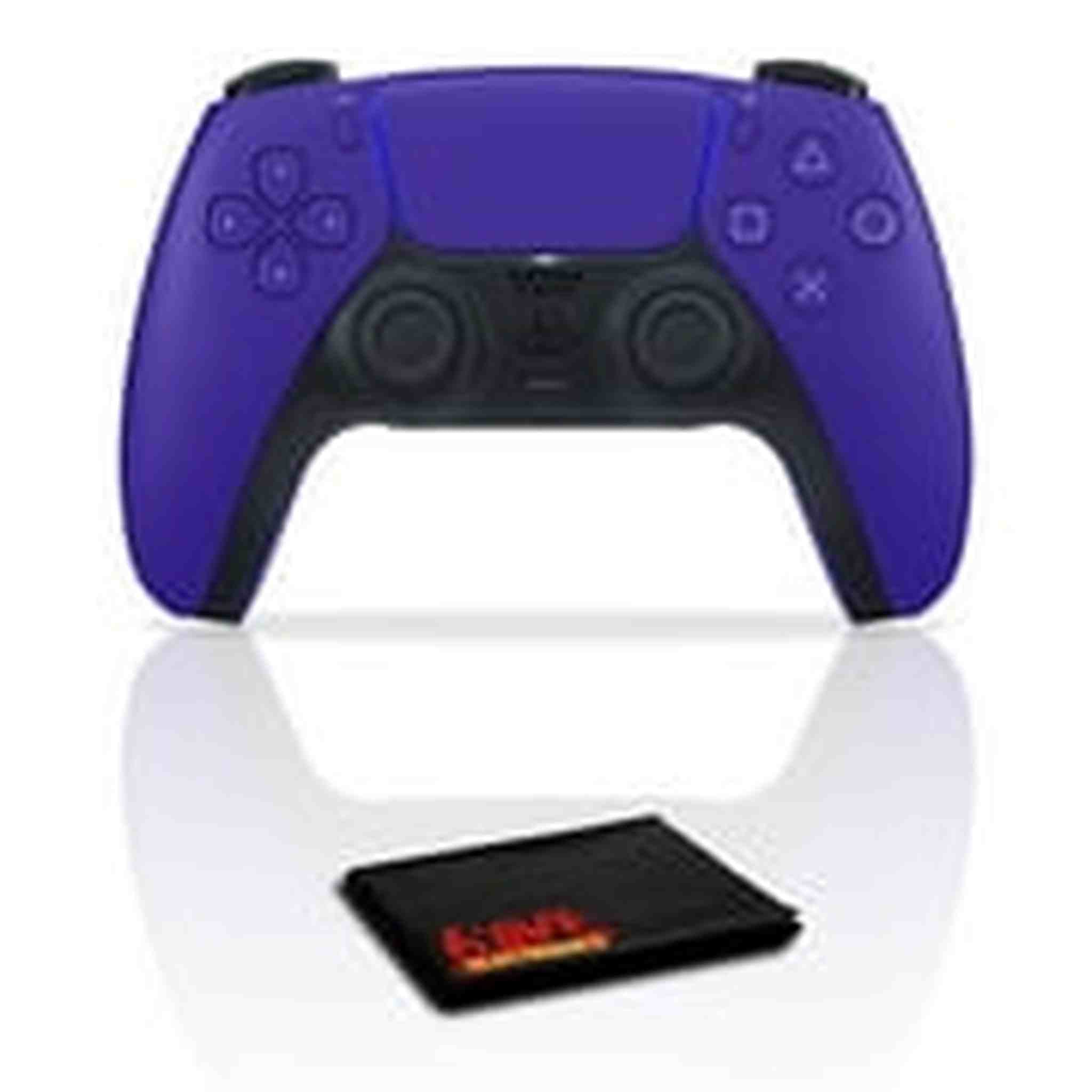 PlayStation 5 DualSense Controller Galactic Purple and 6Ave Cloth PlayStation