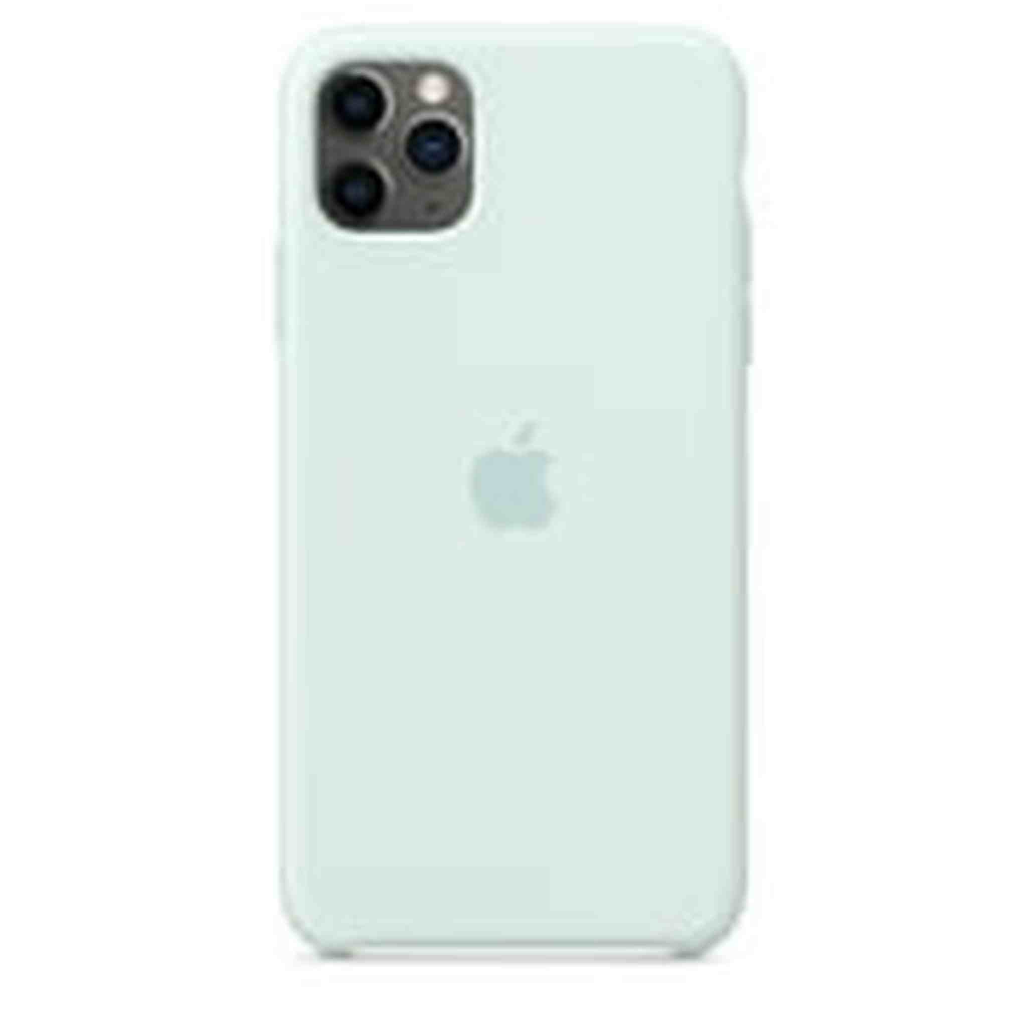 Apple iPhone 11 Pro Max Silicone Case - Seafoam - Used Apple