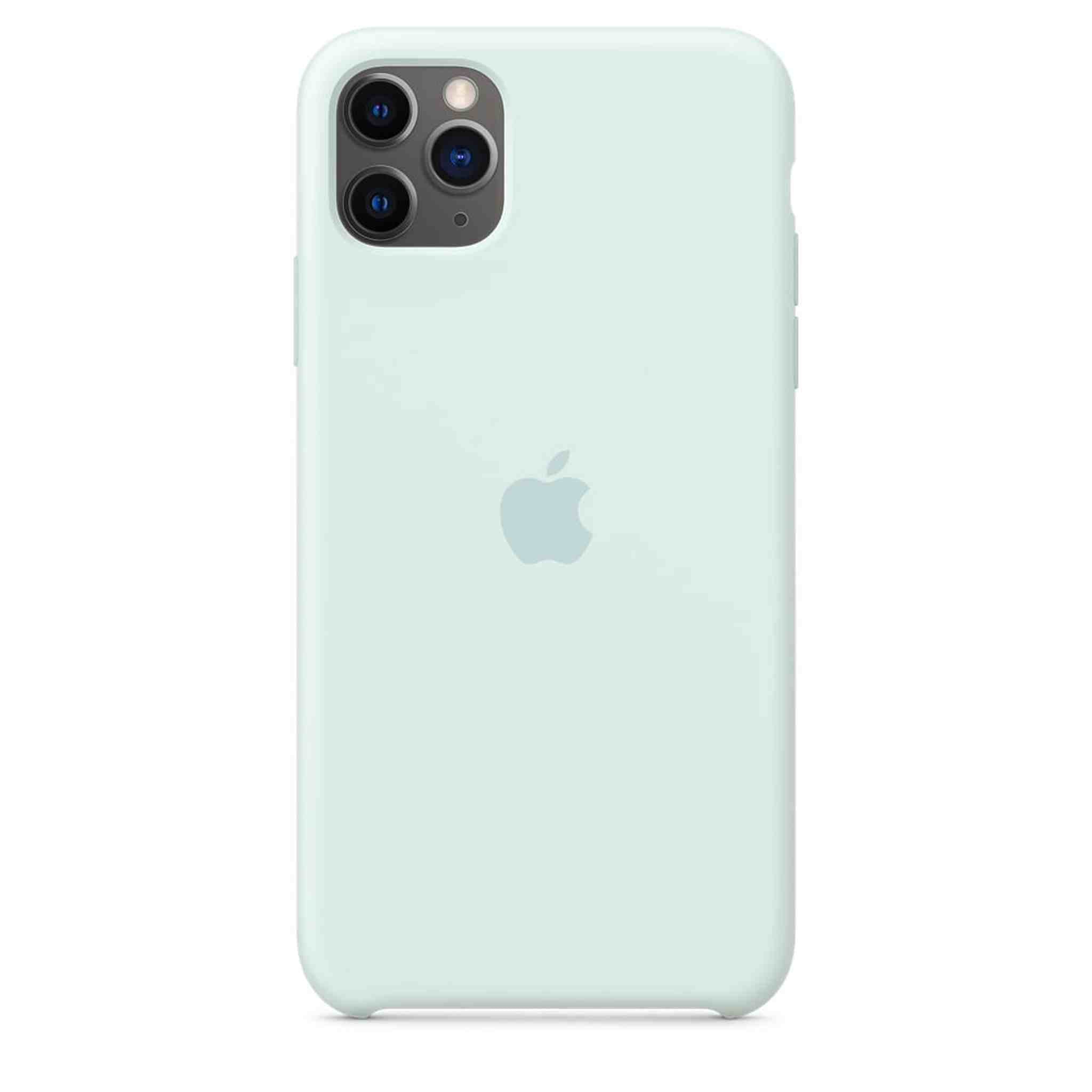 Apple iPhone 11 Pro Max Silicone Case - Seafoam - Used Apple