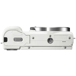 Sony Alpha a5100 Mirrorless Digital Camera White with 16-50mm Lens + 64GB Card + More