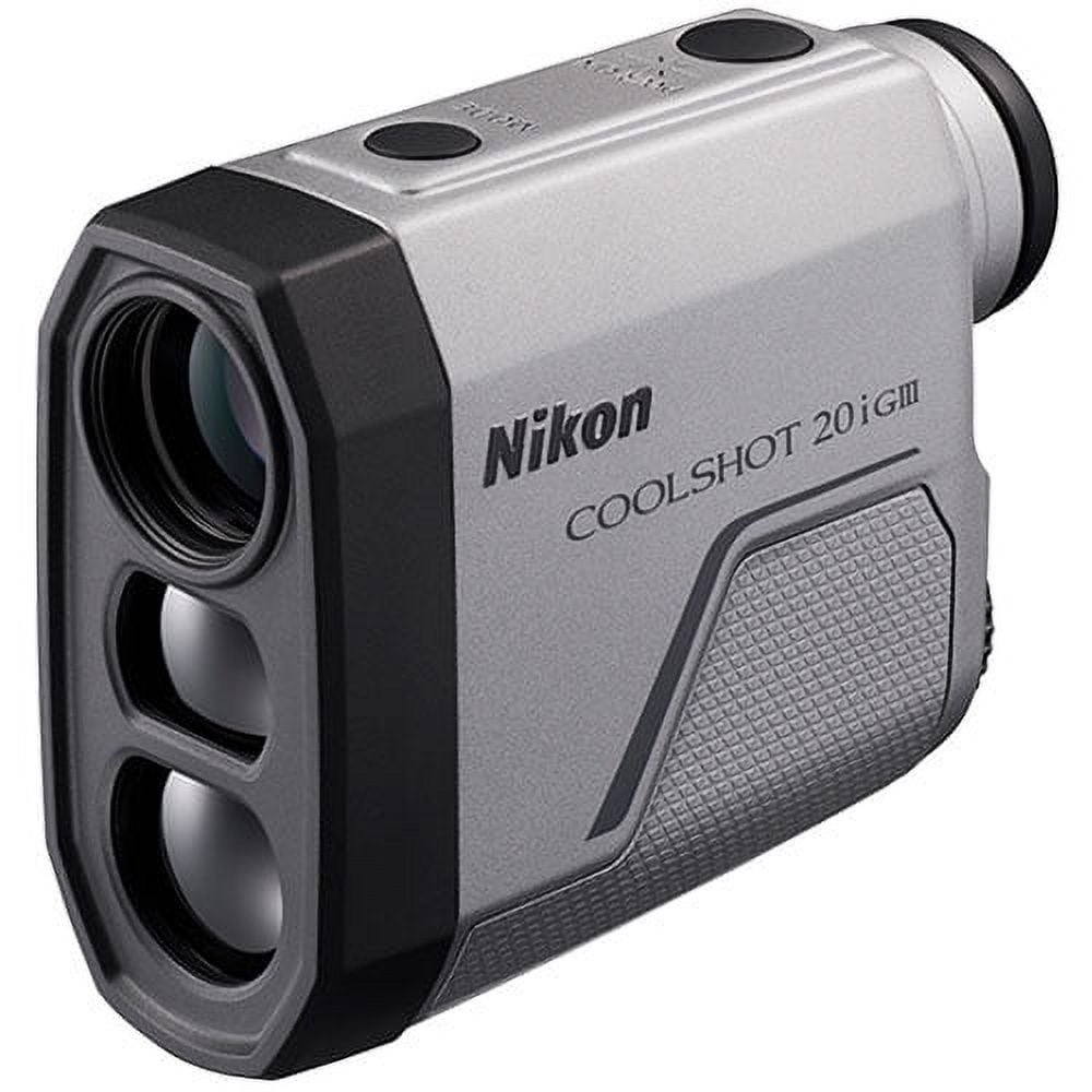 Nikon COOLSHOT 20i GIII Golf Rangefinder | Rainproof Laser rangefinder with Slope, Locked On Quake and 5 Year Warranty | Official Nikon USA Model