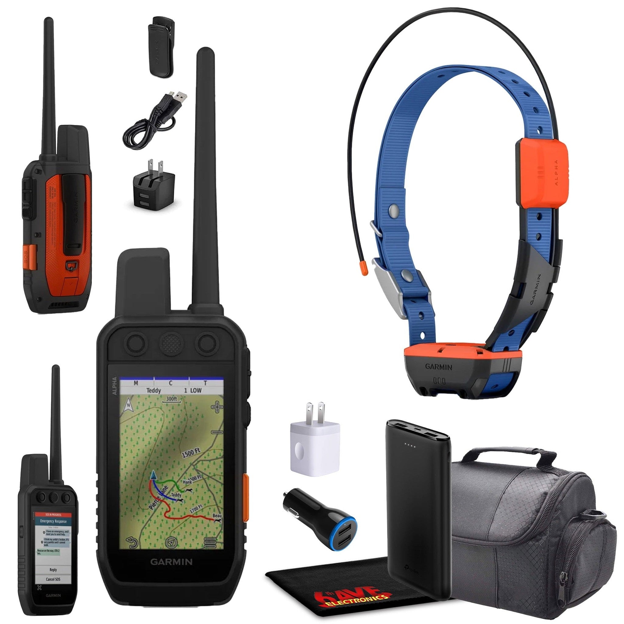 Garmin Alpha 300i Handheld And Alpha T20 Tracking Collar For Dogs With GPS