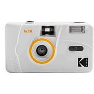 Kodak M38 35mm Film Camera - Focus Free, Powerful Built-in Flash, Easy to Use Clouds White Kodak