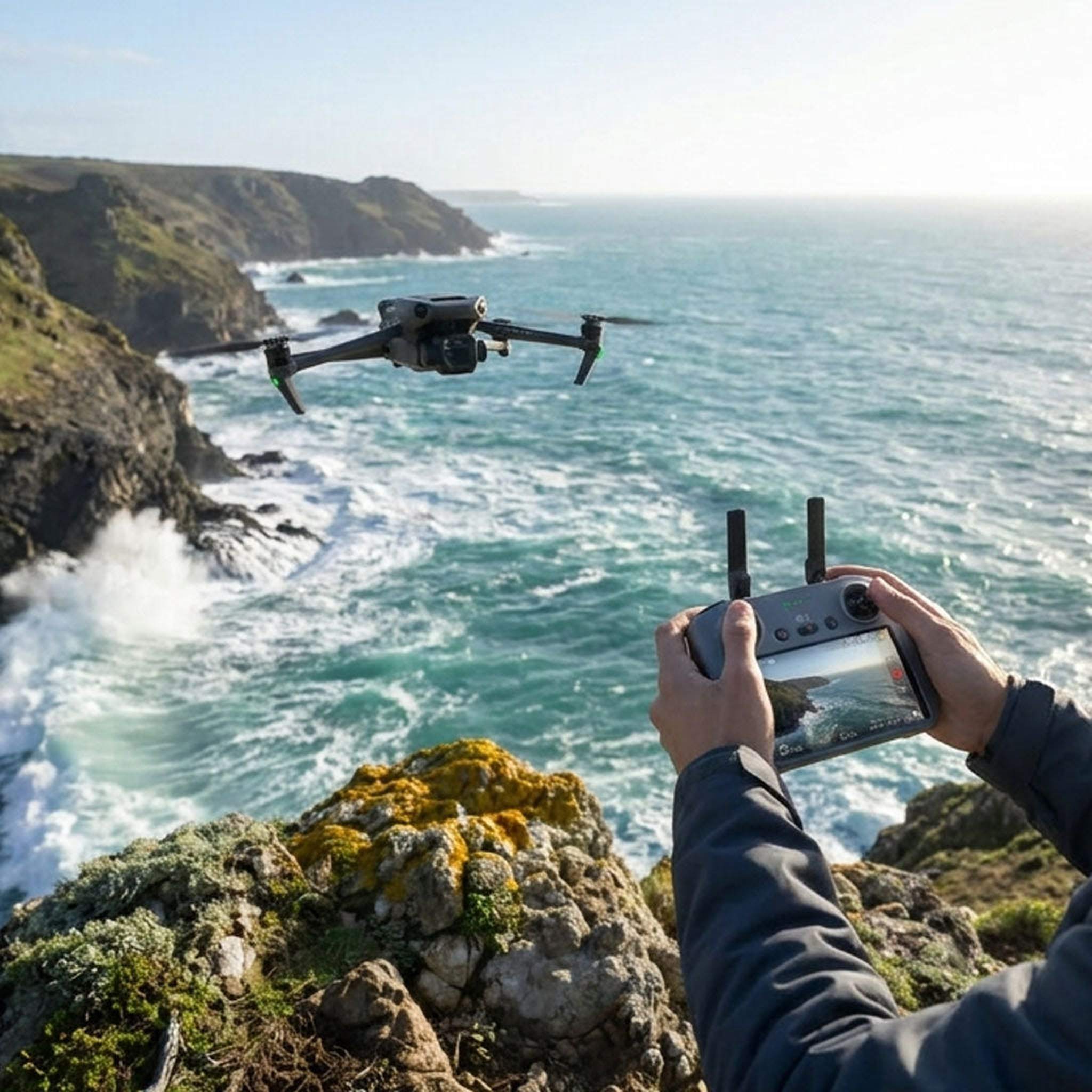 DJI Air 3S Drone Fly More Combo RC 2 Dual Camera 4K Travel Photography