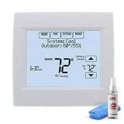 Honeywell VisionPRO 8000 Thermostat - White + LCD Cleaner