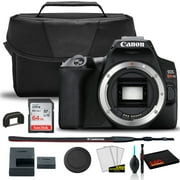 Canon EOS Rebel SL3 DSLR Camera Black, Body Only 3453C001 + EOS Bag + Sandisk Ultra 64GB Card + Clean and Care Kit