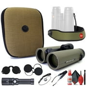 Leica Noctivid 8x42 Green Binocular 40386 + 6Ave Accessory Kit