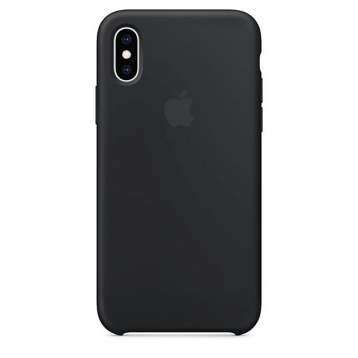 Apple Silicone Case for iPhone Xs - Black