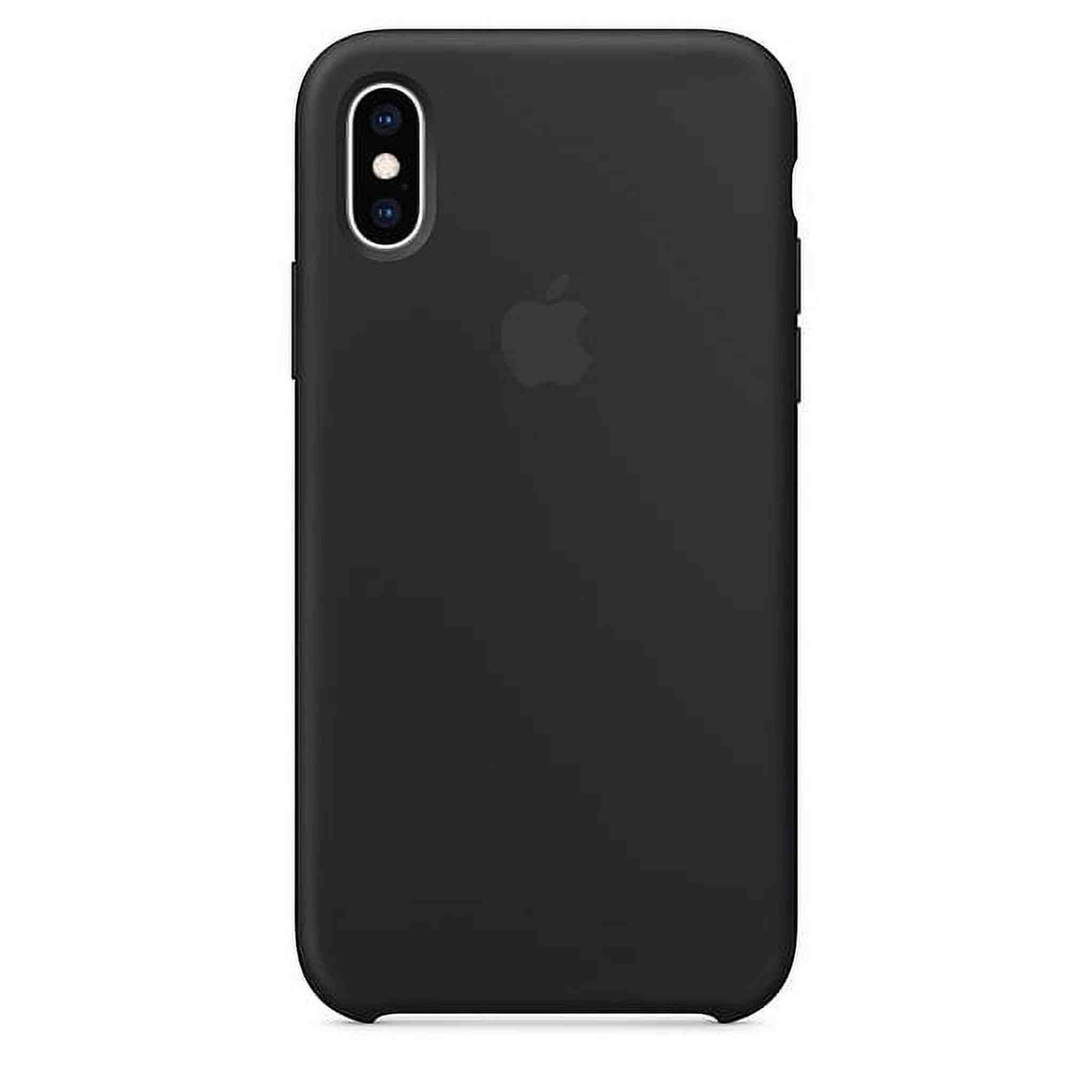 Apple Silicone Case for iPhone Xs - Black Apple