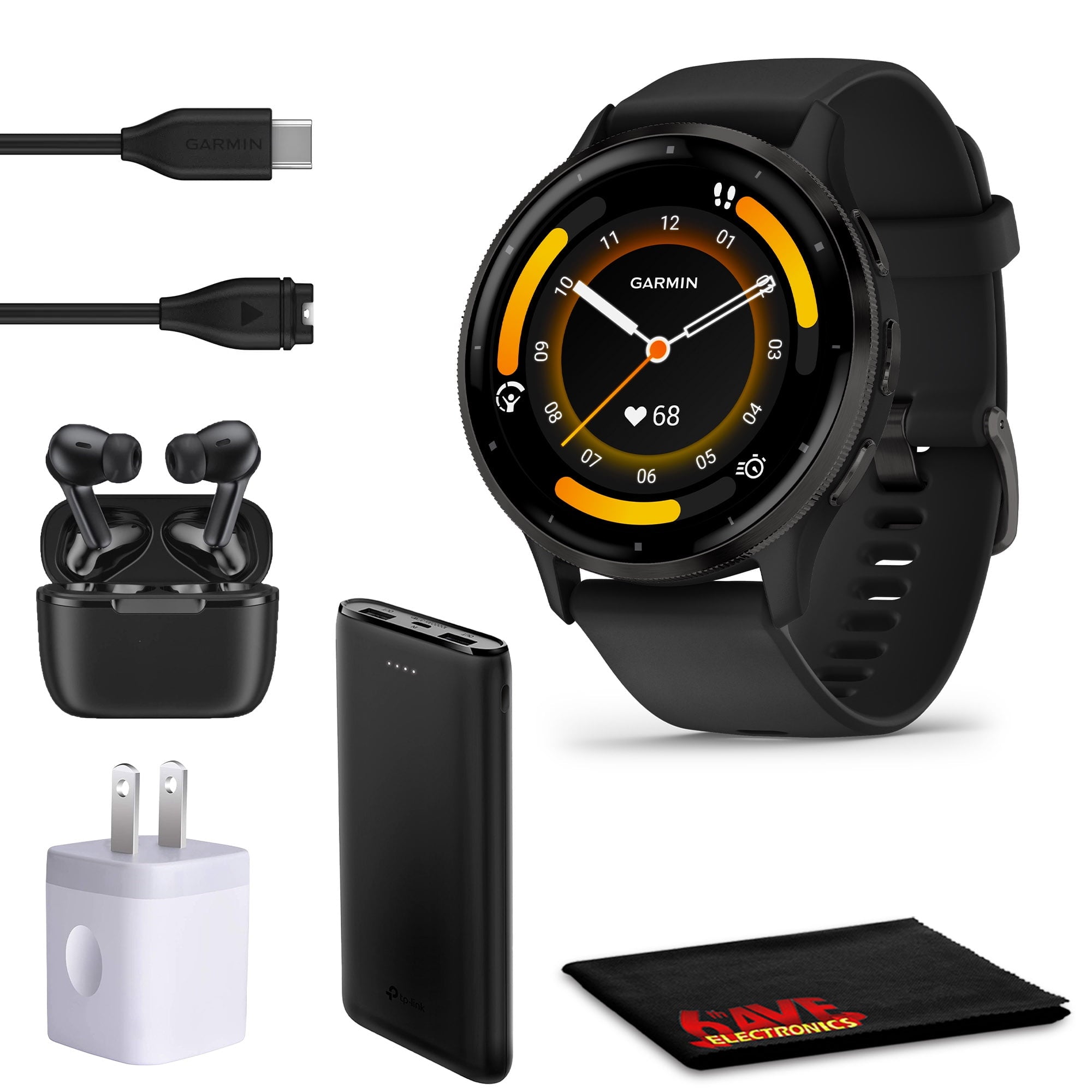 Garmin Venu 3 Advanced Fitness And Health Tracker Smart Watch - Black