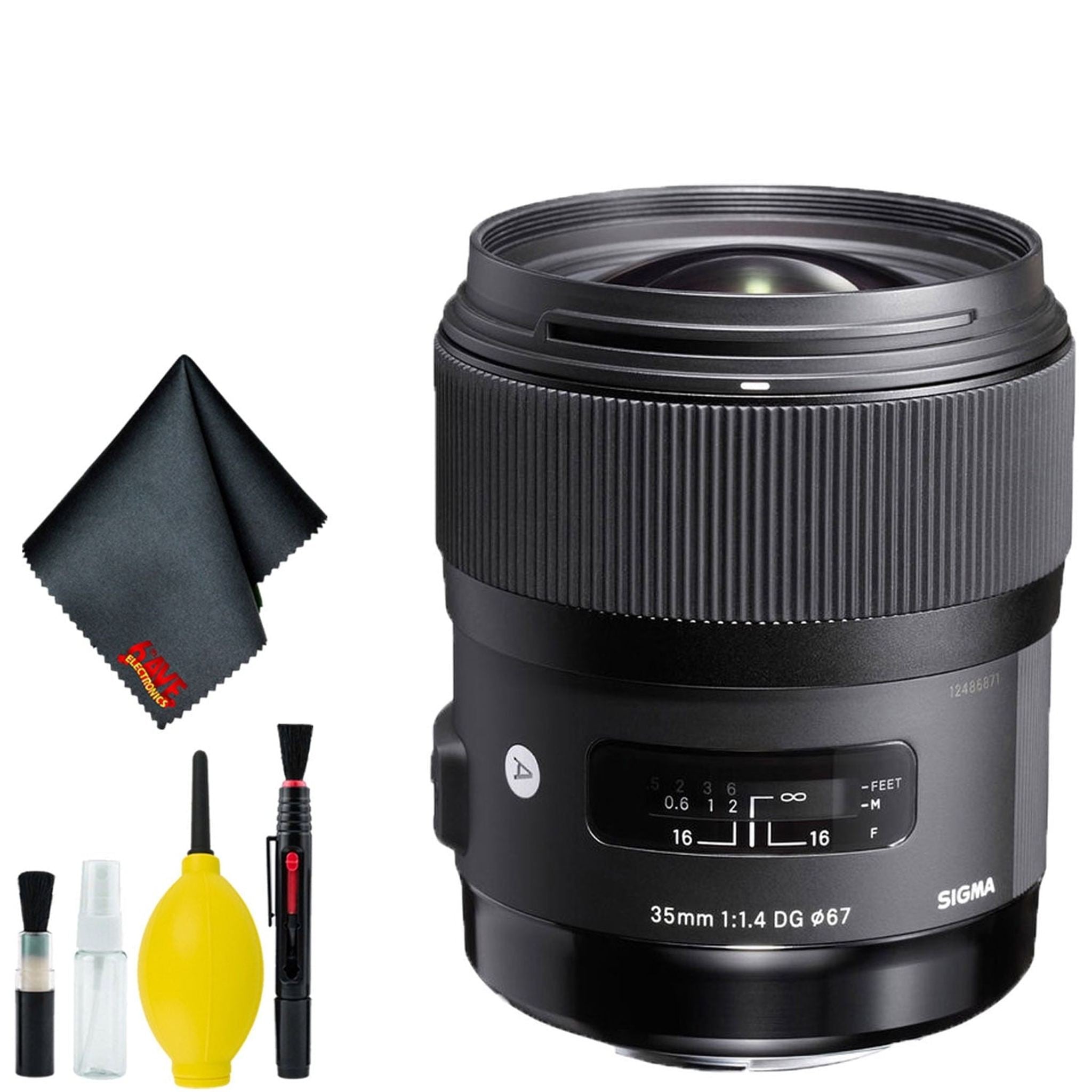 Sigma 35mm f/1.4 DG HSM Art Lens for Canon EF USA Standard Bundle V2