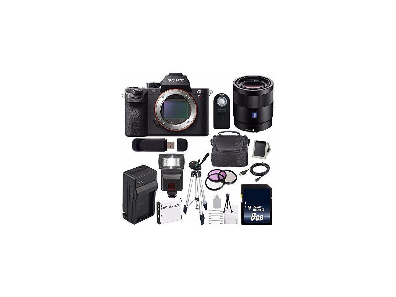 Sony Alpha a7R II Mirrorless Digital Camera International Model + Sony Sonnar T FE 55mm f/1.8 ZA Lens + 49mm 3 Piece F