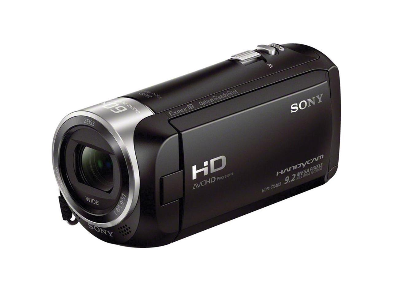 Sony HDR-CX405 Hd Camcorder Black + Sony 128Gb Uhs-I Microsdxc Memory Card () + Lens Pen Cleaner Year Warranty