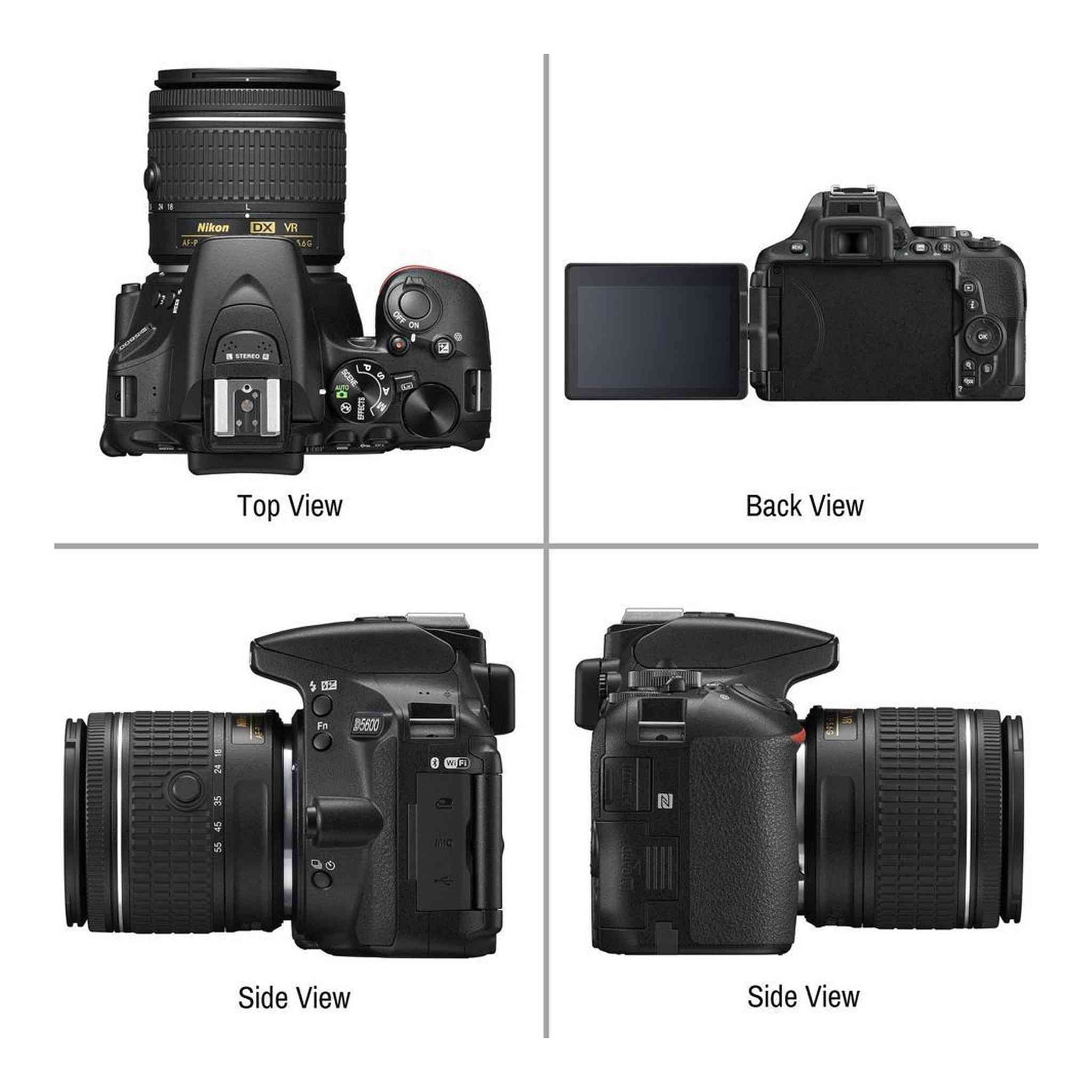 Nikon D5600 DSLR Camera w/18-55mm & 70-300mm Lenses Bundle 87 Nikon
