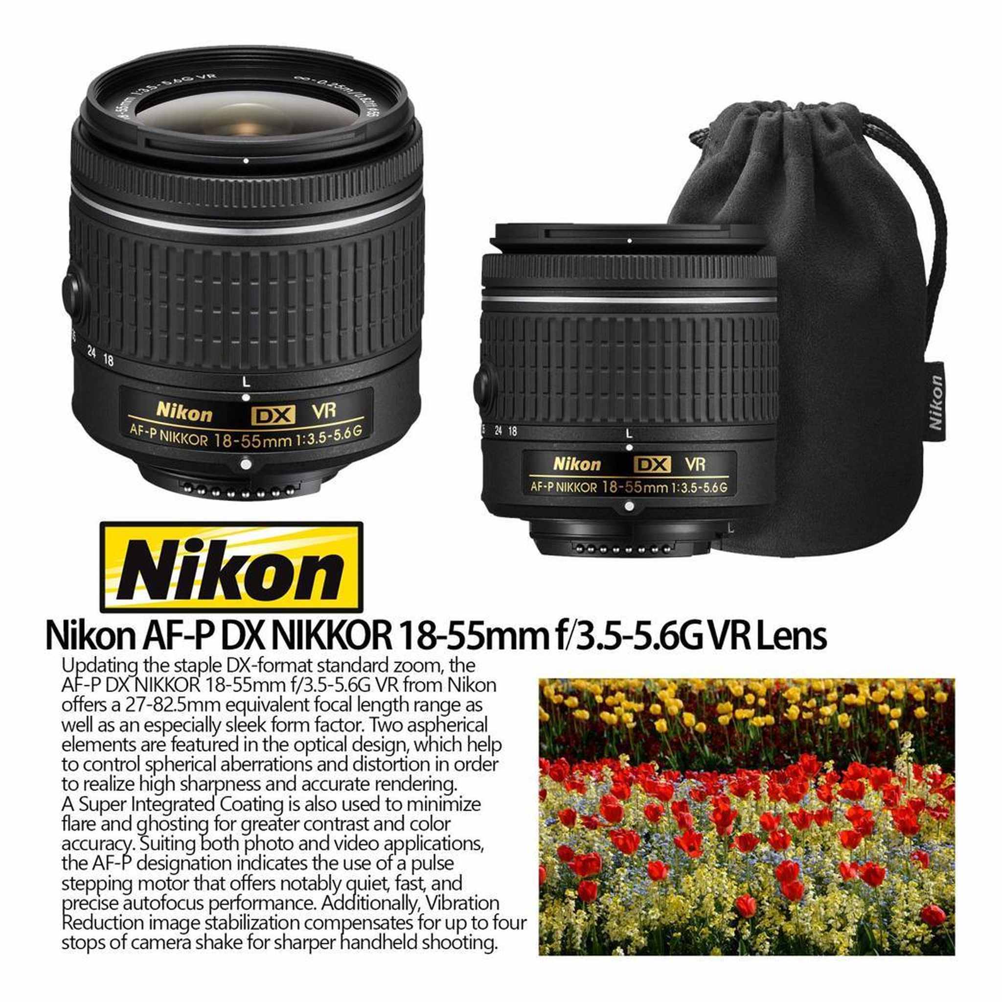 Nikon D5600 DSLR Camera w/18-55mm & 70-300mm Lenses Bundle 87 Nikon