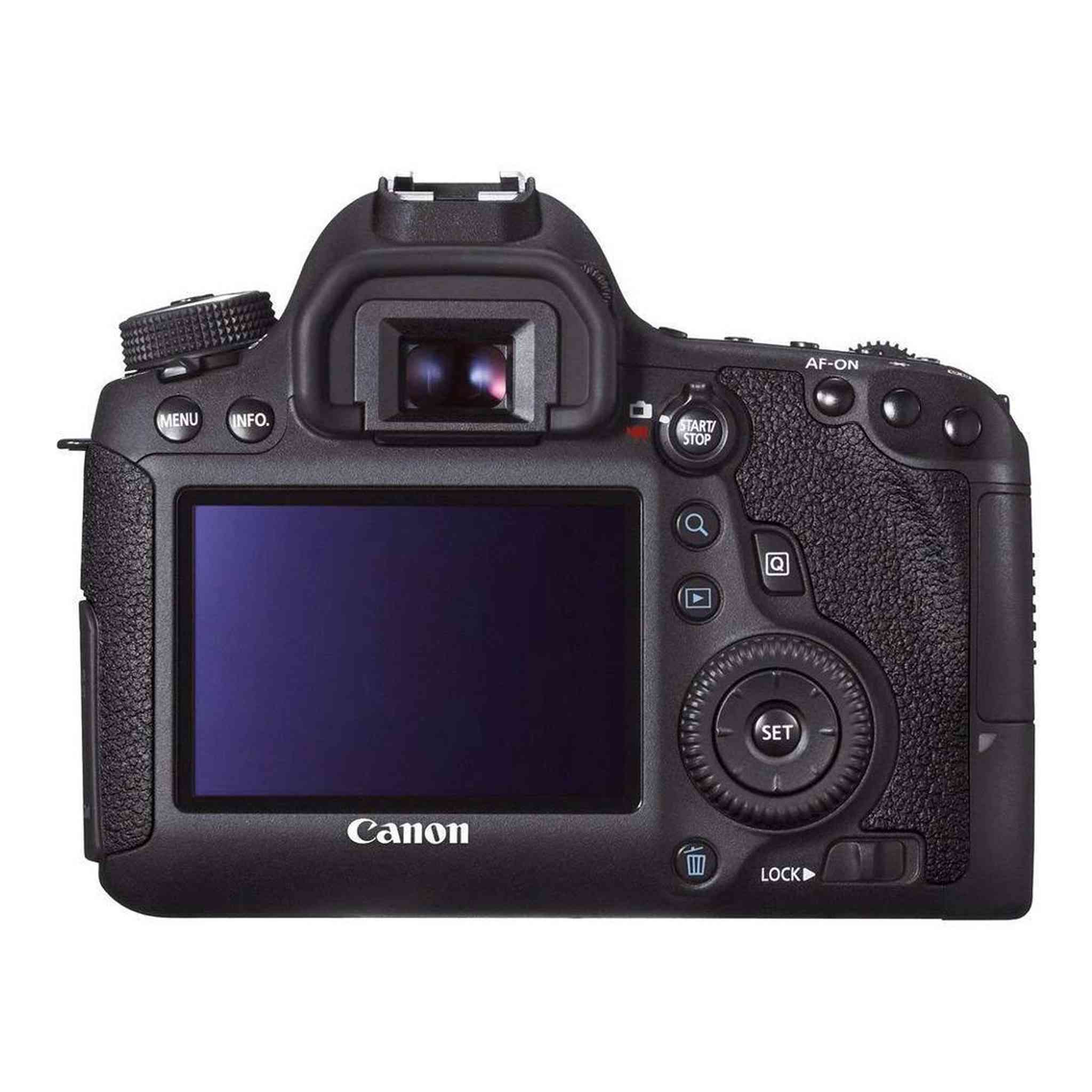Canon EOS 6D DSLR Camera Body Only + Professional Battery Grip + Condenser Microphone + Extra Battery + Case + Wrist S Canon