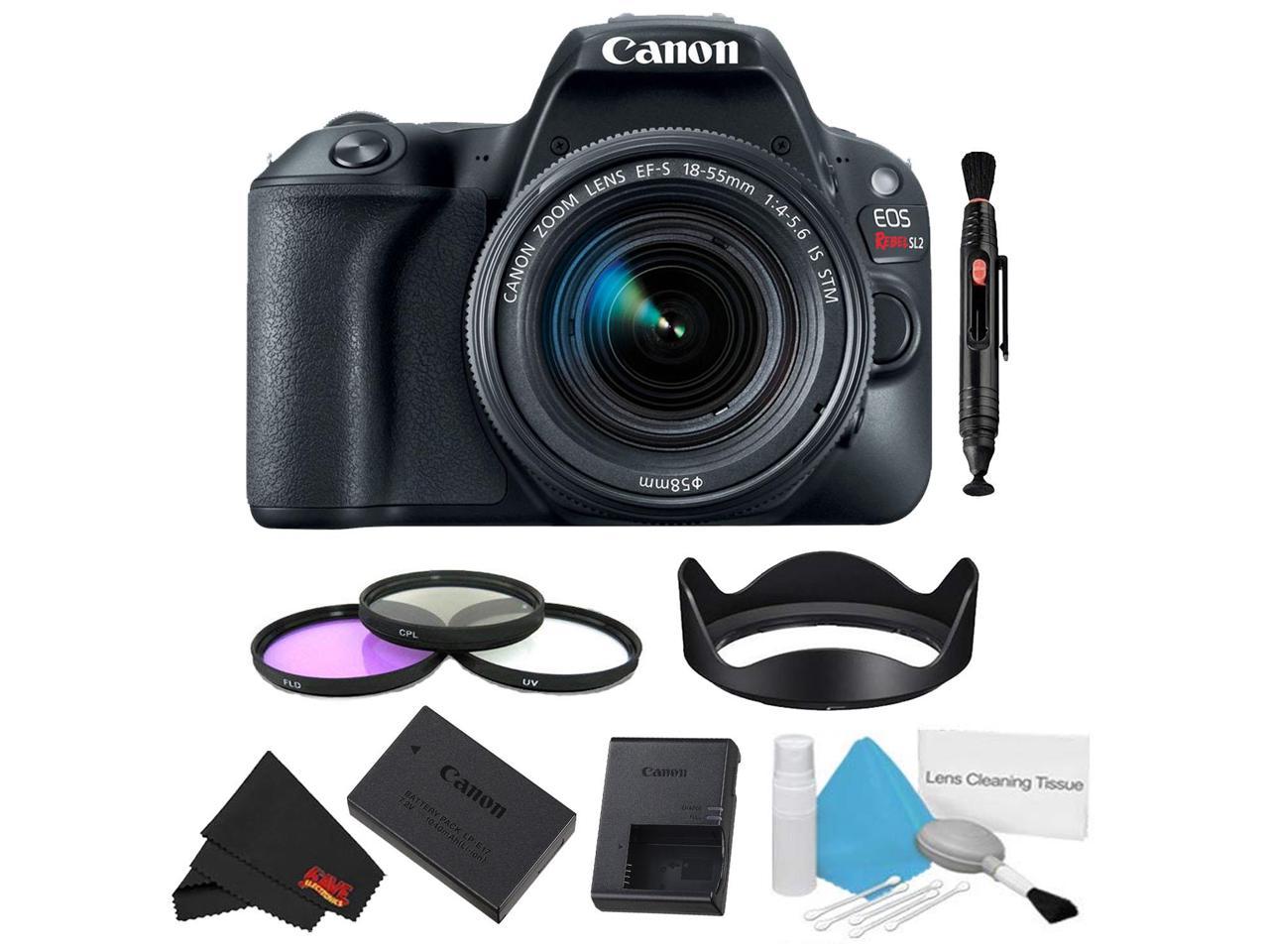 Canon EOS Rebel SL2 DSLR Camera with 18-55mm Lens Beginner Bundle