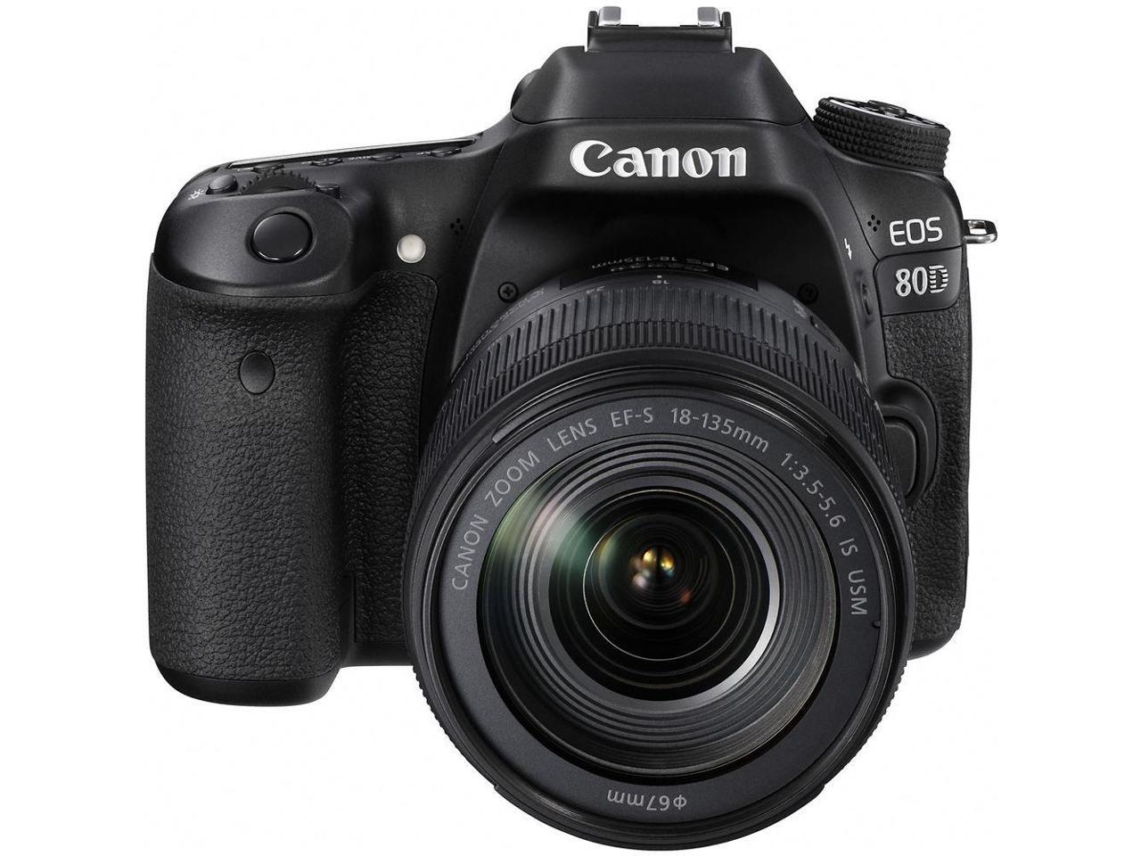 Canon EOS 80D DSLR Camera with 18-135mm Lens 1263C006 - Bundle