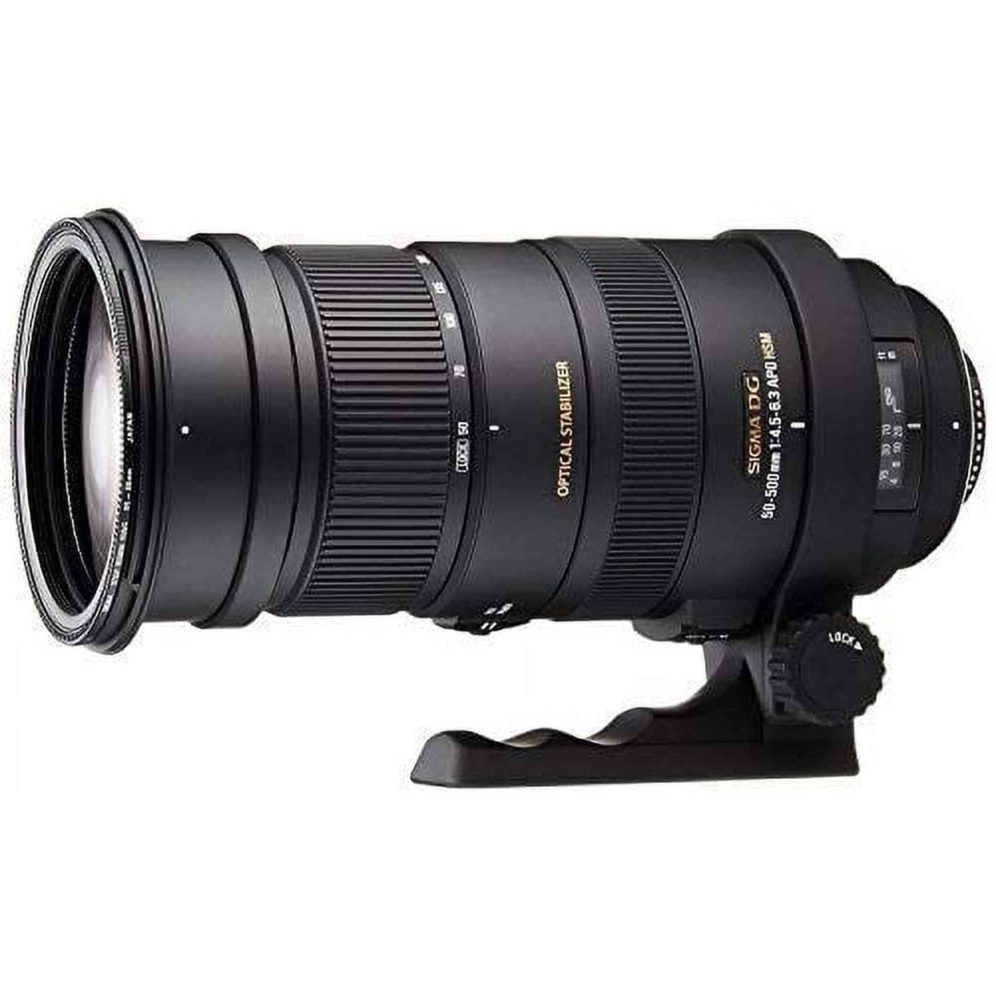 Sigma 738306 50-500mm F/4.5-6.3 APO DG OS HSM SLD Ultra Telephoto Zoom Lens for Nikon Digital DSLR Camera - Internationa Sigma
