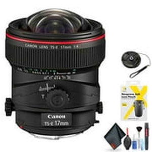 Canon TS-E 17mm f/4L Tilt-Shift Lens for Canon EF Mount + Accessories International Model with 2 Year Warranty