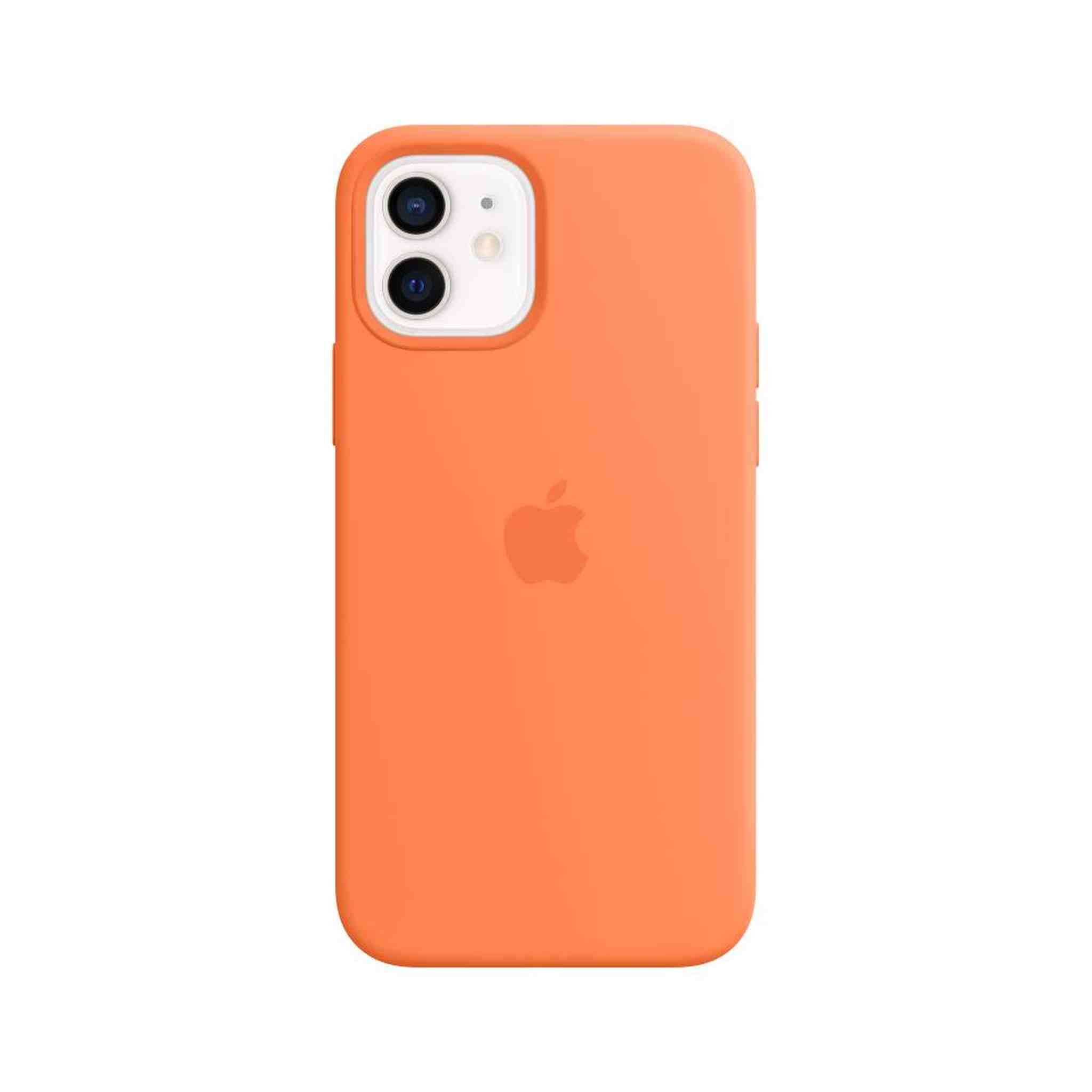 Apple iPhone 12 Mini Silicone Case with MagSafe - Kumquat