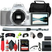 Canon EOS 250D / Rebel SL3 DSLR Camera (Body Only) + (White) 64GB Card - Bundle