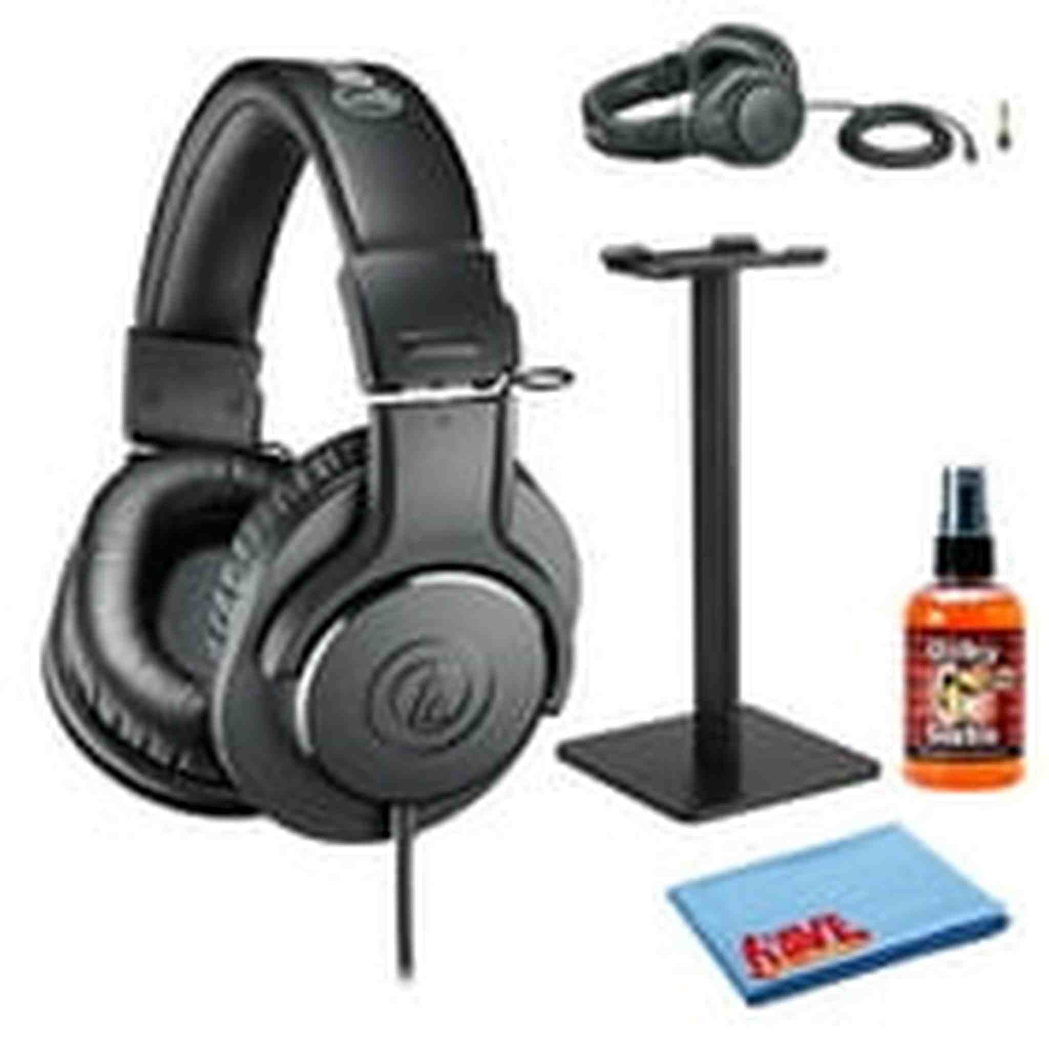 Audio-Technica ATH-M20x Professional Studio Headphones with Accessory Kit Audio-Technica