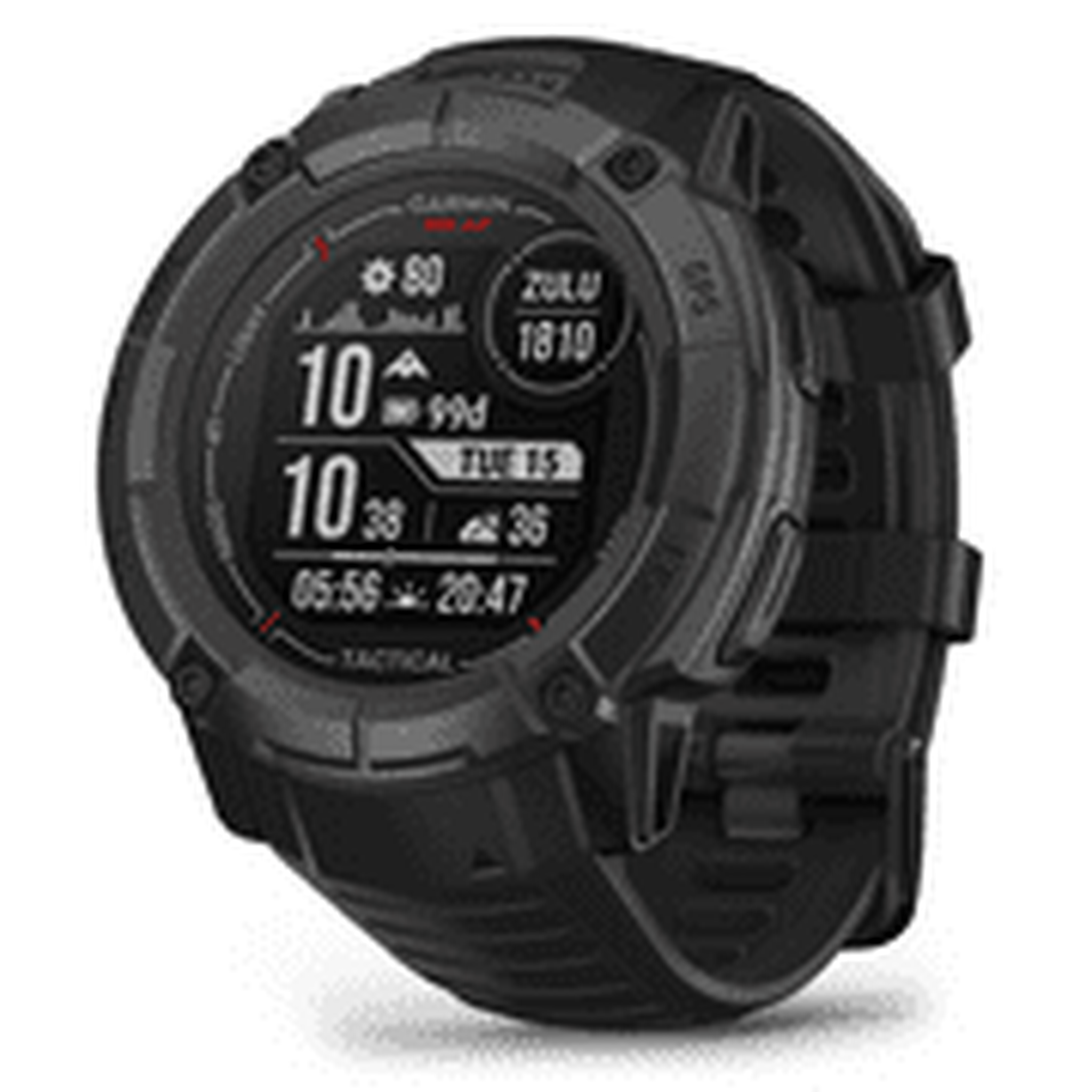 Garmin Instinct 2X Solar - Tactical Edition, Rugged GPS Smartwatch, Black